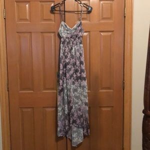 Princess Vera Wang Hi-Low Maxi Dress